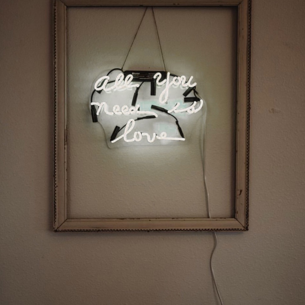 All You Need Is Love Neon Sign